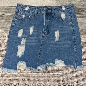 Jean skirt